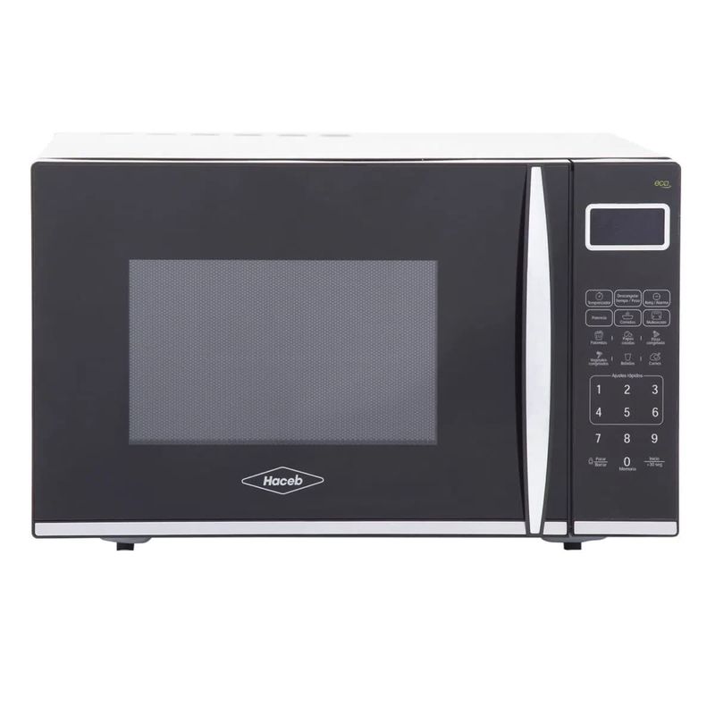 Horno Microondas Haceb Azafrán 1.1 Grill Negro (31 Litros) - Cocinas